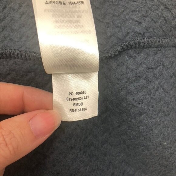 Patagonia Women's R1 Air Fleece Zip-Neck Size M Gray 1/2 Zip - Picture 7 of 8